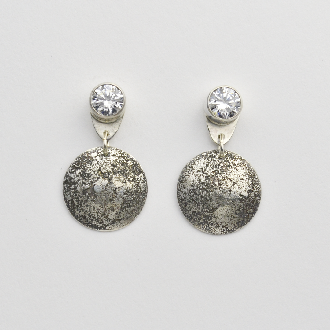 Praise Him Universe Disc Earrings