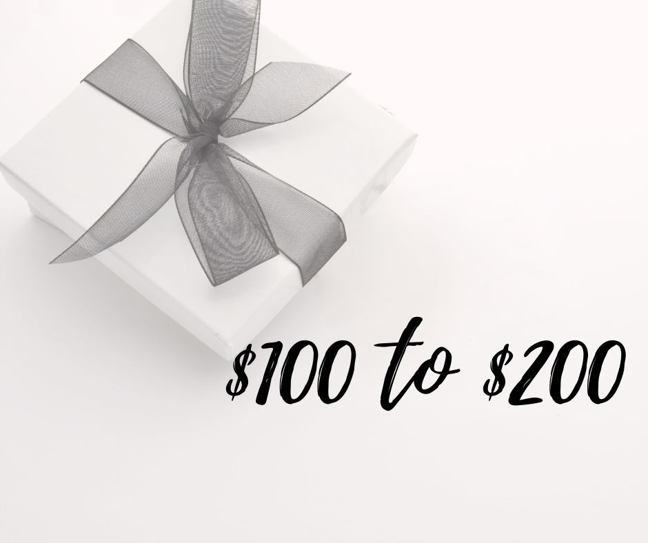 Gifts $100 to $200