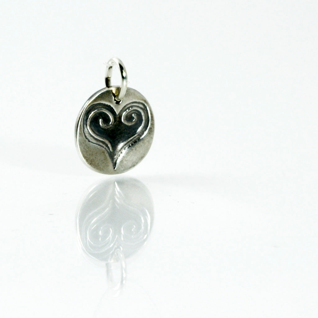 Purity of Heart Fine Silver Charm-Tracy Hibsman Studio